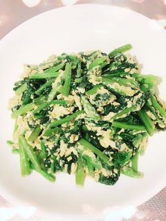 ♡ほうれん草と卵のバター醤油炒め♡-レシピのメイン写真