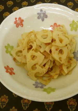 れんこんのチーズ金平-レシピのメイン写真