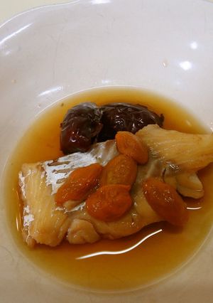 漢方医お勧め薬膳!洋参杞子炖鱈-レシピのメイン写真