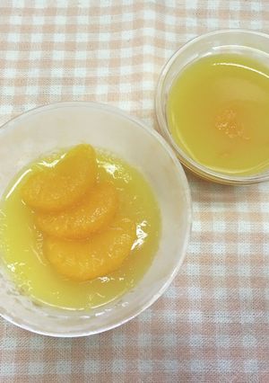 火を使わない！レンチン☆オレンジかんてん-レシピのメイン写真
