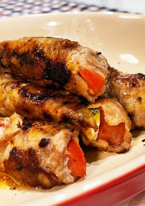 トロじゅわ♪トマトとズッキーニの肉巻き-レシピのメイン写真