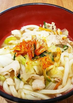 冷蔵庫一掃!クッパ風うどん-レシピのメイン写真