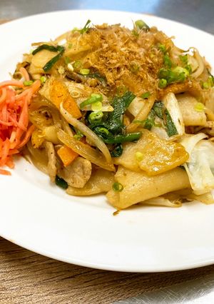 野菜たっぷりの焼きはっと（めんのマルニ）-レシピのメイン写真