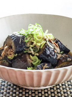 レンジで簡単食欲の秋!秋なすのツナ缶煮-レシピのメイン写真