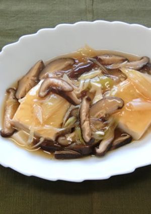 豆腐と長ネギのあんかけ煮込み-レシピのメイン写真