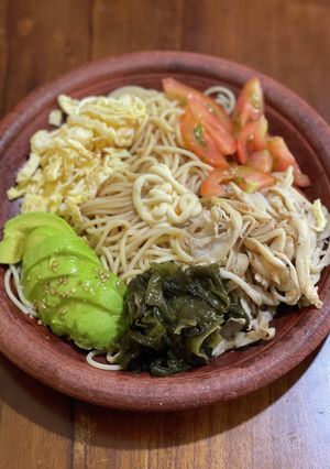 ベジタリアンの自分用冷やし中華♪-レシピのメイン写真