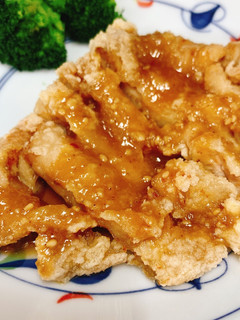 【病院】揚げ鶏ねりごまソース【給食】-レシピのメイン写真