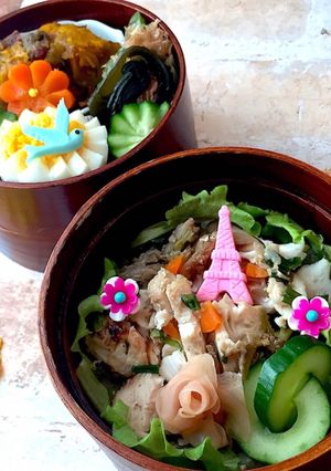 長月14 ネギ塩ささみ 女子高生弁当-レシピのメイン写真