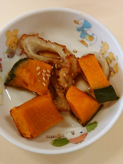 【保育所給食】かぼちゃとちくわの甘辛-レシピのメイン写真