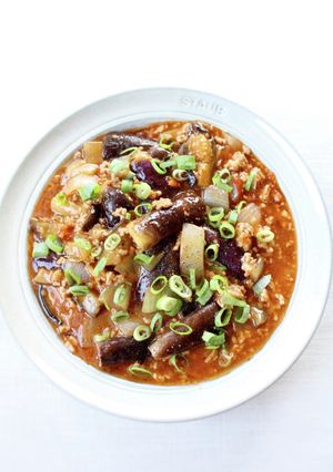タマノイ酸辣麻婆の素で【酸辣麻婆茄子】-レシピのメイン写真