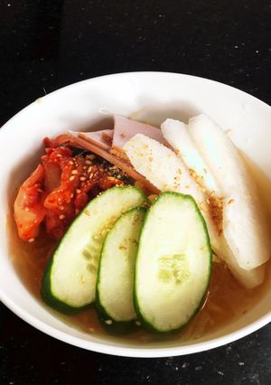 グルテンフリー　糸瓜で韓国風冷麺　-レシピのメイン写真