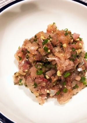 メッキアジのなめろう-レシピのメイン写真