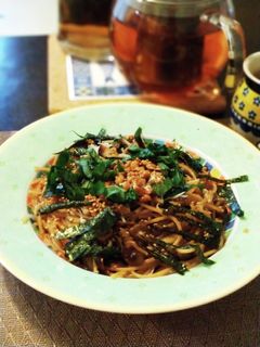 バター無し きのこと納豆の和風パスタ-レシピのメイン写真