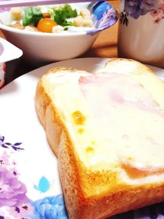 ★超簡単!ベーコンチーズトースト★-レシピのメイン写真