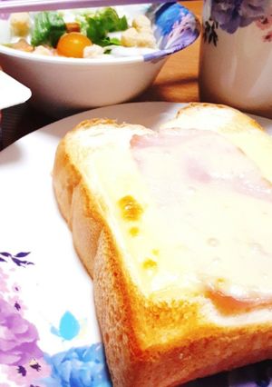 ★超簡単！ベーコンチーズトースト★-レシピのメイン写真