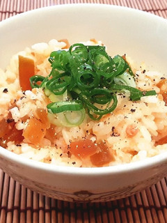 チーな鮭ご飯(チーズ、奈良漬け、鮭)-レシピのメイン写真