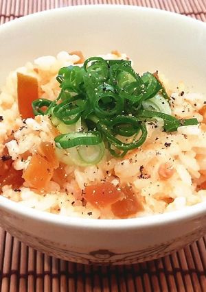チーな鮭ご飯(チーズ、奈良漬け、鮭)-レシピのメイン写真