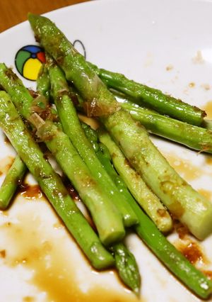 簡単！アスパラのおかか醬油-レシピのメイン写真