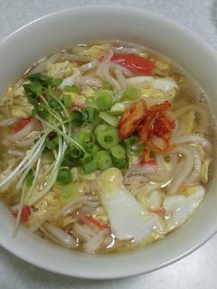 かに玉あんかけうどん-レシピのメイン写真