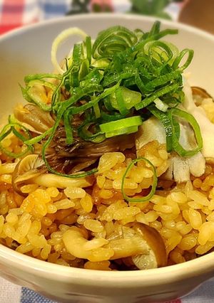 きのこの炊き込みご飯♪-レシピのメイン写真