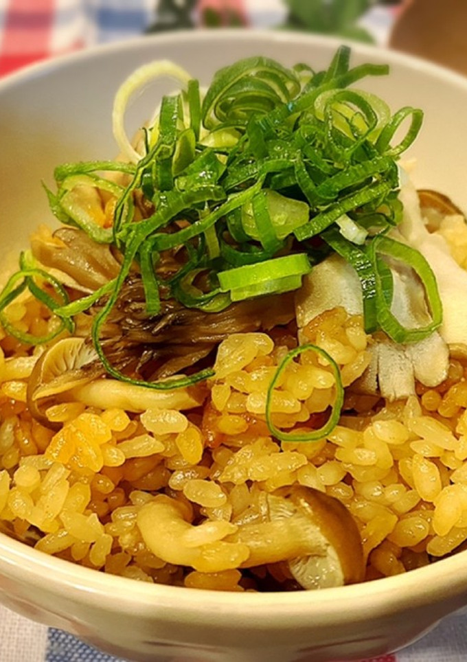 きのこの炊き込みご飯♪-レシピのメイン写真
