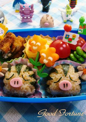 キャラ弁☆ウリムーおにぎり（ポケモン）♪-レシピのメイン写真
