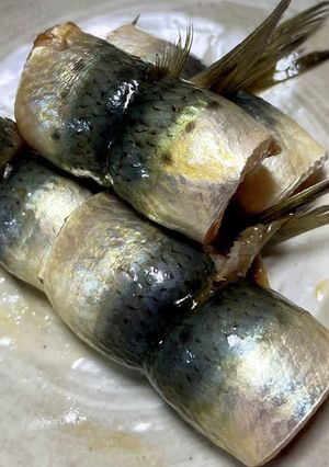 刺身用イワシのだし醤油酢漬けinゴマ油-レシピのメイン写真