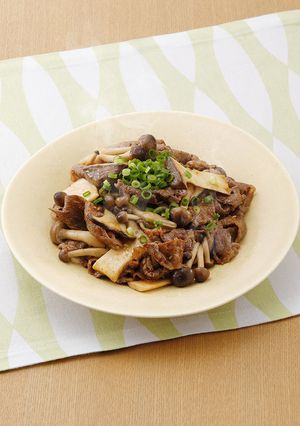 牛肉ときのこの黄金炒め-レシピのメイン写真