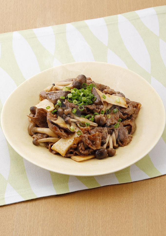牛肉ときのこの黄金炒め-レシピのメイン写真