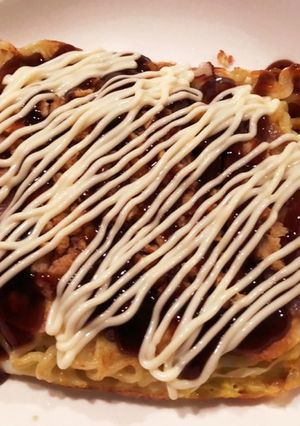 ホットサンドメーカー　広島風お好み焼き-レシピのメイン写真