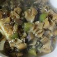 舞茸と夏野菜のあんかけ豆腐