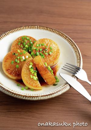 レンジで簡単！大根の甘辛ステーキ-レシピのメイン写真