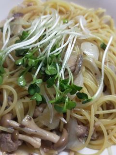 サバとしめじの和風パスタ-レシピのメイン写真