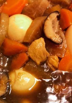 お出汁シミシミ！大根と鶏肉の煮物-レシピのメイン写真