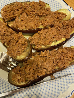 簡単!茄子のひき肉のせ-レシピのメイン写真