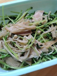 豆苗の炒めもの-レシピのメイン写真