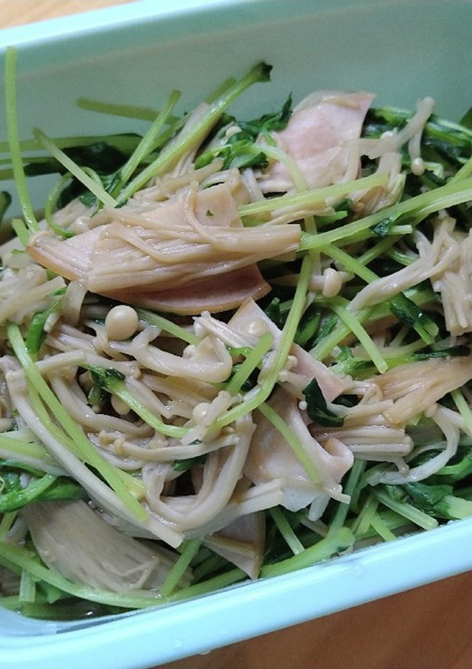 豆苗の炒めもの-レシピのメイン写真