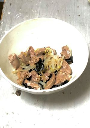 ハツともやしの変わり和え-レシピのメイン写真
