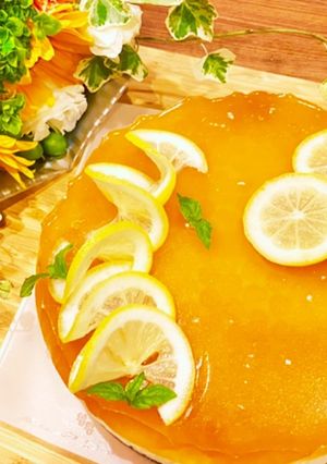蜂の巣レアチーズケーキ-レシピのメイン写真