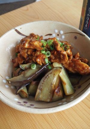 #豚こま で作る麻婆ナス-レシピのメイン写真