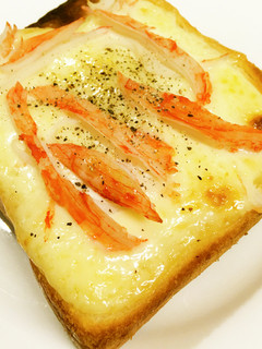 ＃かにかまマヨトースト-レシピのメイン写真