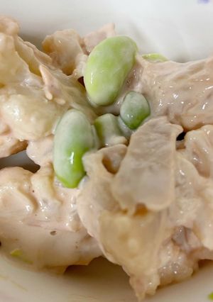カリフラワーと枝豆のサラダ-レシピのメイン写真