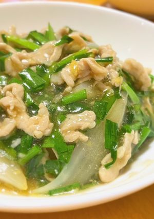 簡単♫スタミナ♫肉絲（ルースー）かけご飯-レシピのメイン写真