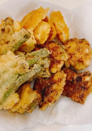 ピーマンの肉詰めの天ぷら-レシピのメイン写真