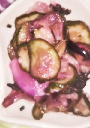 さし酢でしば漬け風-レシピのメイン写真