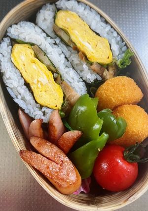 折りたたみおにぎり弁当2-レシピのメイン写真