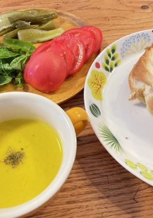 一斤パンを好きなだけ☆スープと朝食-レシピのメイン写真