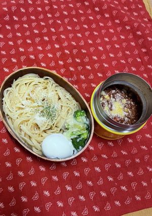 ミートソースパスタ弁当-レシピのメイン写真