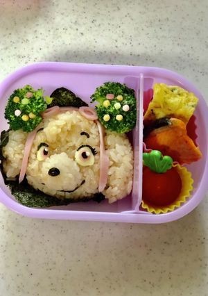 【キャラ弁】パウパトロールスカイのお弁当-レシピのメイン写真