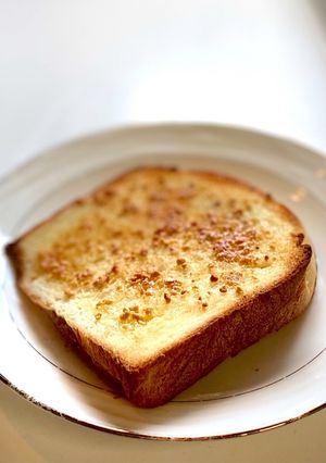 ピーナッツあえの素で!バタートースト-レシピのメイン写真